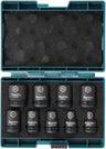 Coffret 9 douilles à choc 1/2'' en boite IMPACT BLACK - MAKITA E-16564