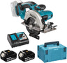 Scie circulaire 18V LXT Ø136 mm (2x5,0 Ah) en MAKPAC - MAKITA DSS501RTJ