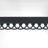 Lambrequin décoratif en acier pour façade et toiture – Gris Anthracite RAL 7016 – Longueur 2 m – LPP KAMAIL