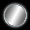 Miroir LUNA LED Rétroéclairé, Antibuée avec Interrupteur Marche/Arrêt Tactile - Rond Ø60 - LPP