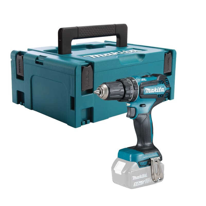 Perceuse à percussion 18V (Solo) en MAKPAC - MAKITA DHP485ZJ
