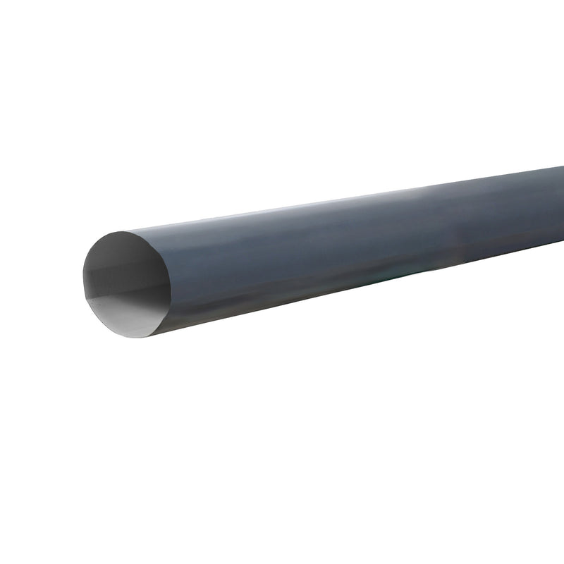 Tuyau de descente en Acier Galvanisé – Diam.80 mm LG.2 M – Gris Anthracite RAL 7016 – LPP
