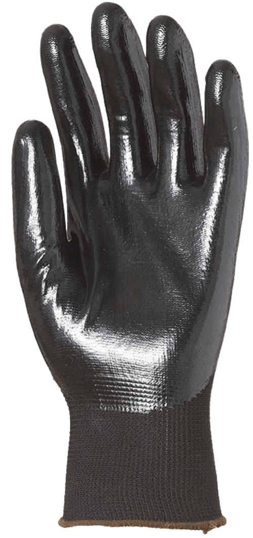 Gants de manutention et précision nytril noir 1NIAB - CoverGuard