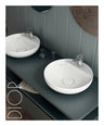 Vasque à poser céramique rond DIOR Diam.42 cm blanc brillant - LPP