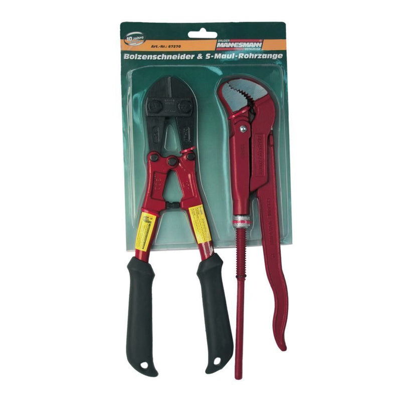 Lot Coupe-Boulon 300 MM Et Clé à Tube 1"  - MANNESMANN - M67270
