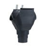 Naissance descente gouttières en PVC universelles adaptable Ø 70, 80,100 mm rond couleur Gris Anthracite - LPP