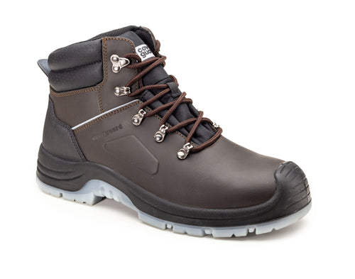 CHAUSSURES DE SÉCURITÉ HAUTES - STONE S3 MARRON - CoverGuard