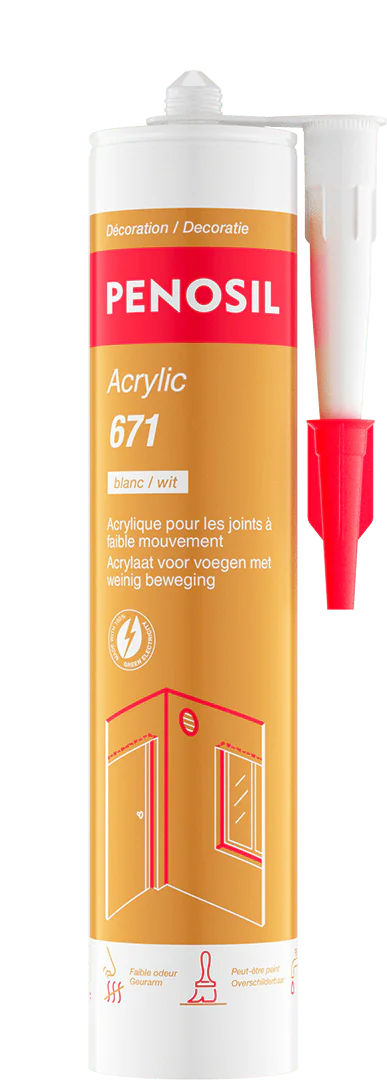 Mastic Acrylique Premium sealant – Gris – 300 ml - PENOSIL D-71