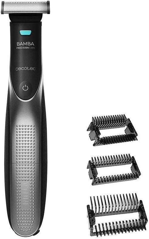 Tondeuse à barbe multifonction Bamba PrecisionCare 7500, lames en acier inoxydable, résistante à l'eau, batterie au lithium, jusqu'à 60 min d'autonomie - CECOTEC 04230