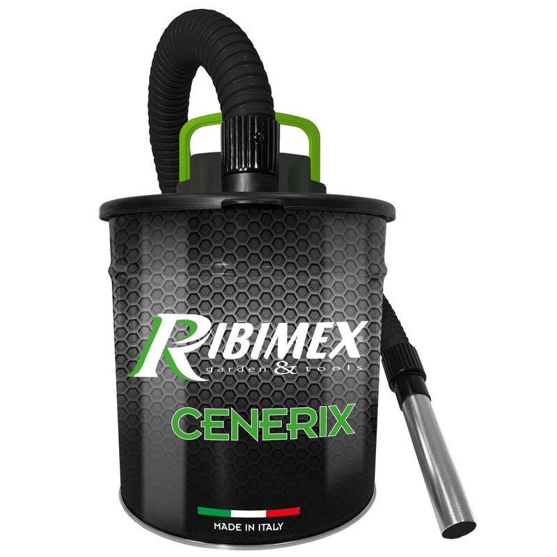 Aspirateur à cendres électrique 1200 W - 230 V, bidon 18 L - RIBIMEX PRCEN003