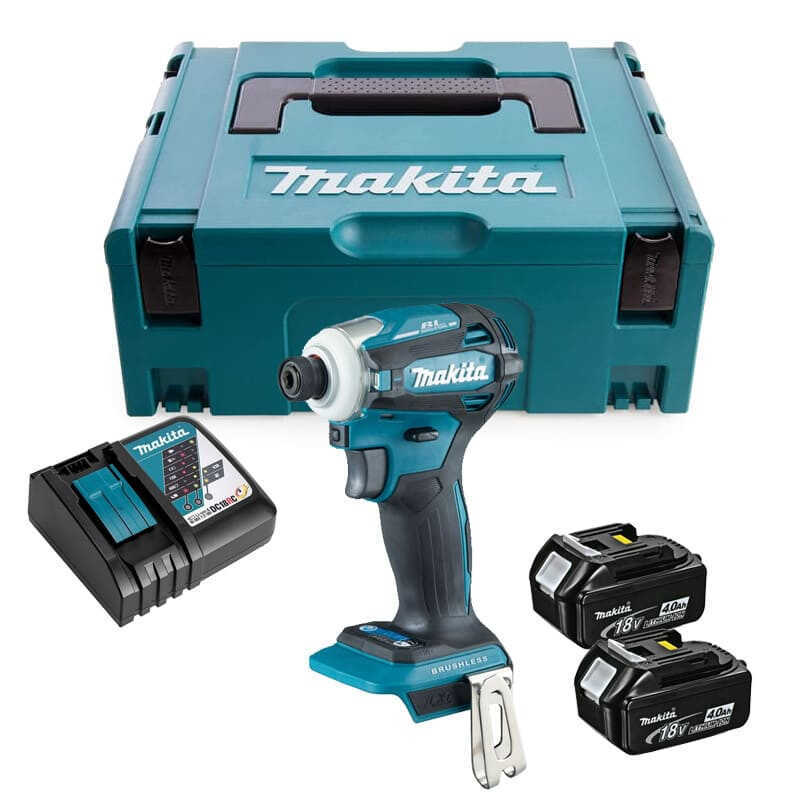 Visseuse à chocs 18V LXT 180Nm (2x4,0 Ah) en MAKPAC - MAKITA DTD172RMJ