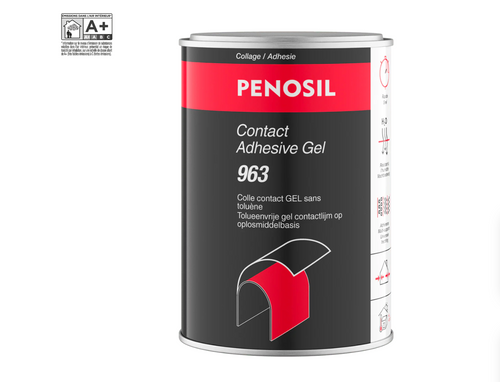 Colle de contact Gel 1L – Adhésif néoprène haute performance – Multi-matériaux – Bois, métal, stratifié, cuir - PENOSIL 963 SPEEDFIX