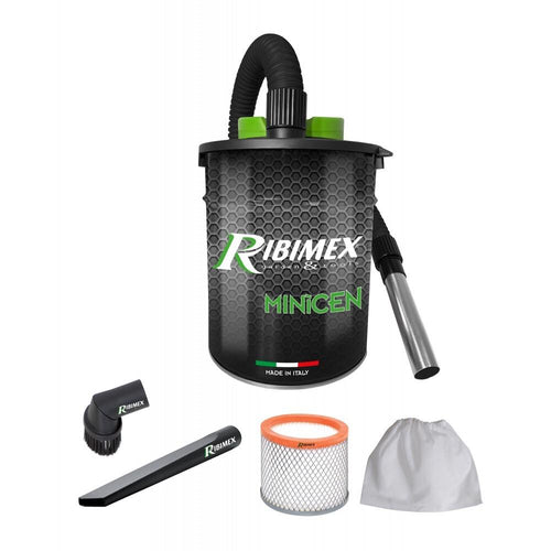 Aspirateur à cendres "Minicen" Spécial Pellet 10L 800W - RIBIMEX PRCEN011KIT