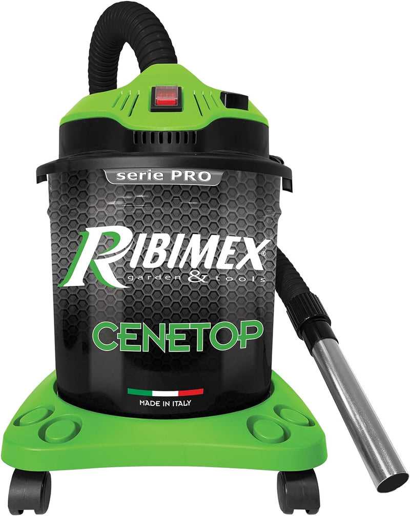 Aspirateur à cendres 1200W 18 litres auto-décolmatant - RIBIMEX PRCEN012