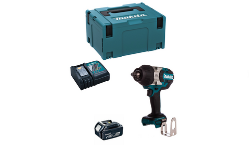 Boulonneuse à chocs 18V LXT 1000Nm 1/2″ (1×5,0 Ah) en MAKPAC – MAKITA DTW1002RT1J