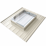 Fenêtre d'accès toiture pour combles non aménagés 66 x 53 cm – Vitre synthétique incassable, Blanc RAL 9002 – LPP TERRALUZ