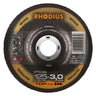 Disques à tronçonner Acier/Inox 125 x 3.0 x 22,23 mm PRO-LINE - RHODIUS FTK38
