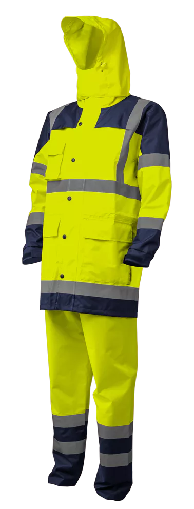 Ensemble de pluie de travail Jaune - COVERGUARD - HYDRA (taille au choix)