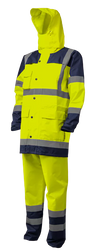 Ensemble de pluie de travail Jaune - COVERGUARD - HYDRA (taille au choix)