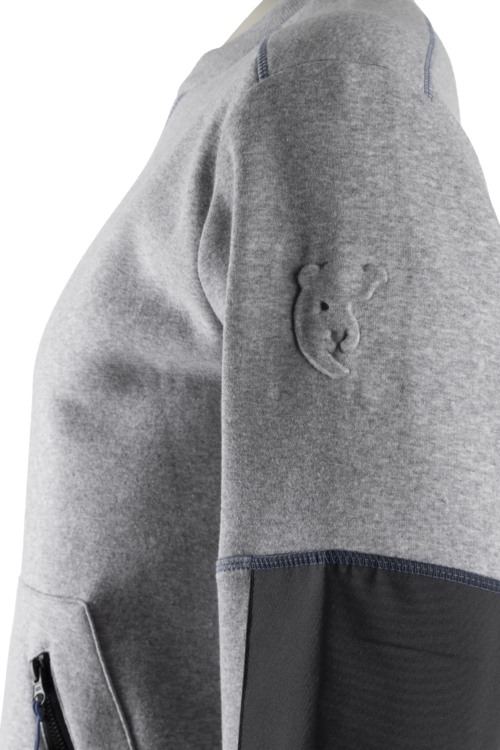Pull Sweat de travail HATO - Gris chiné - COVERGUARD HATO