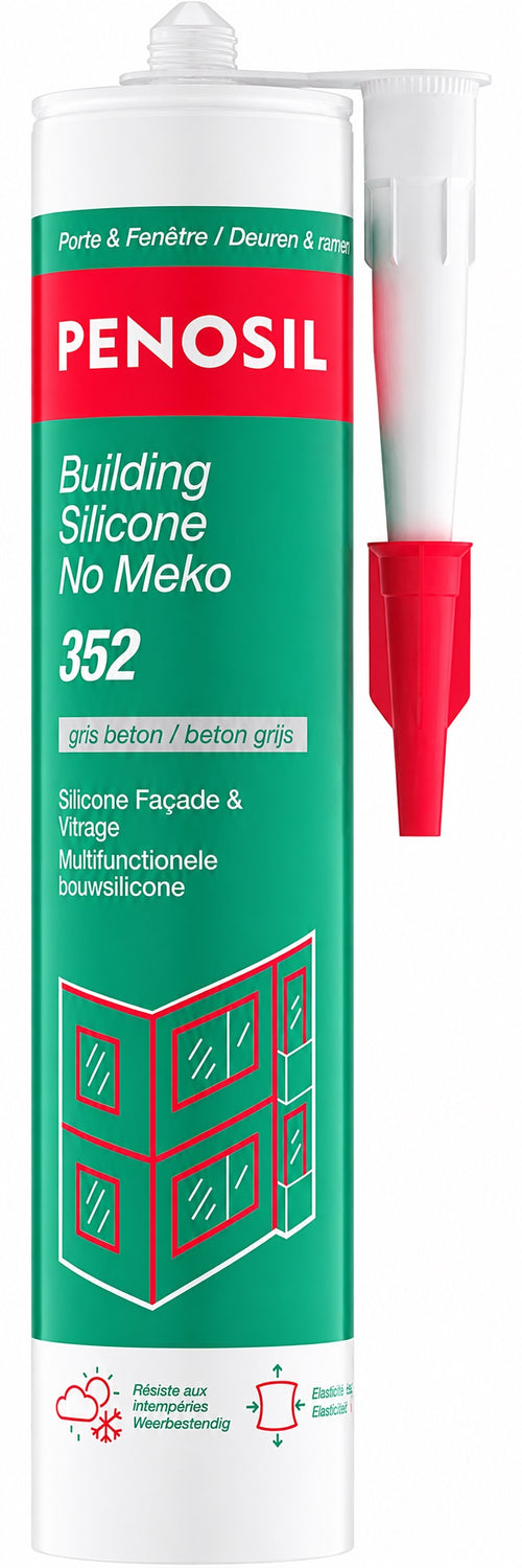 Mastic silicone polyvalent sans MEKO - Translucide – Intérieur/extérieur – 300 ml - PENOSIL H40415