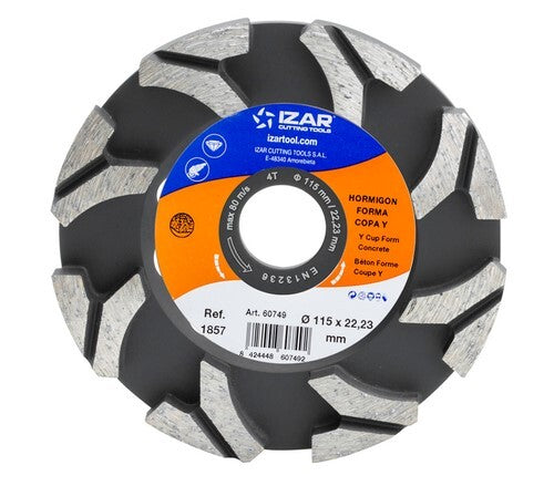 Disque à poncer béton 125 mm - IZAR