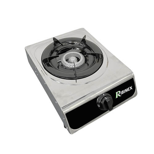 Réchaud gaz inox 1 feu 2,9 kw, butane et propane - RIBIMEX