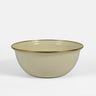 Bol / Saladier en Émail Beige 20 cm / 1,8 L – Corbeille à Fruits, résistant et naturel – LPP GRANDEUR 05