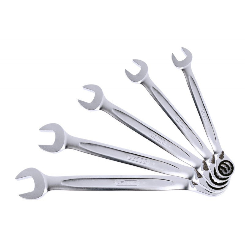 Jeu de clés mixtes à cliquet reversible GEARplus, 5 pcs - KS Tools 503.4661